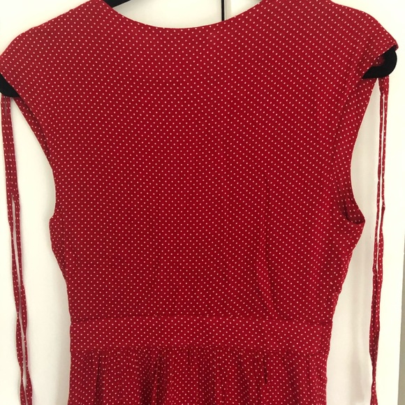 NWT Retro style lost + wander red midi dress. - Picture 6 of 9